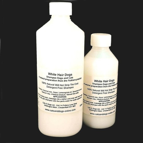 Dog shampoo for - , white
