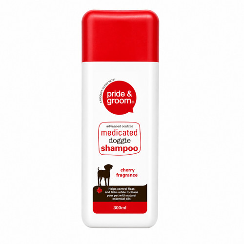 300ml medicated dog shampoo - medicated,