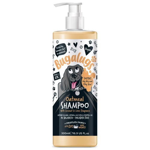 Bugalugs oatmeal dog shampoo - bugalugs,