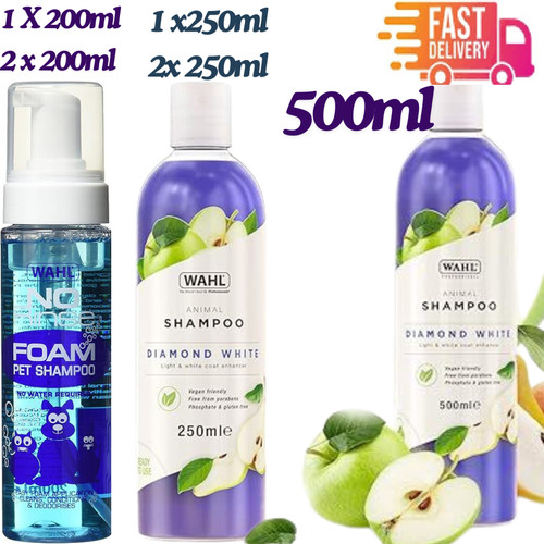 Wahl diamond white dog shampoo - wahl,