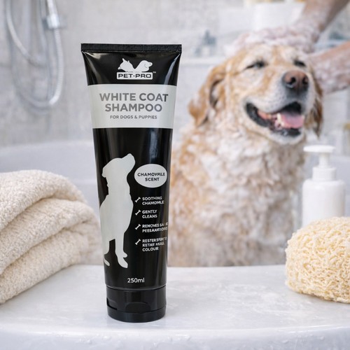 White coat shampoo - white,