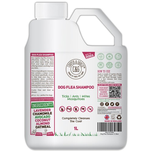 Flea shampoo for dogs litre - for, 1