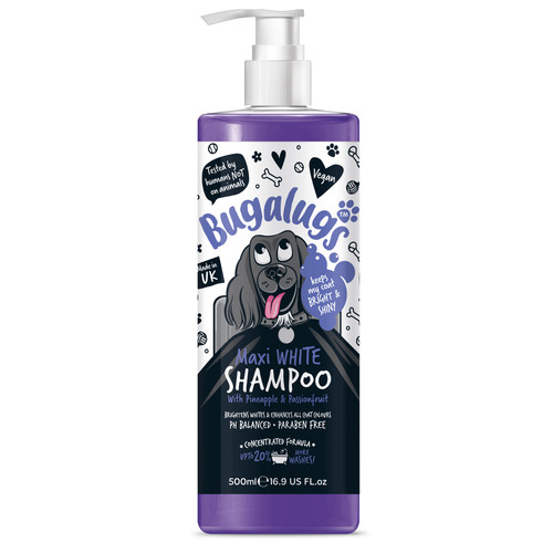 Bugalugs maxi white dog - white,